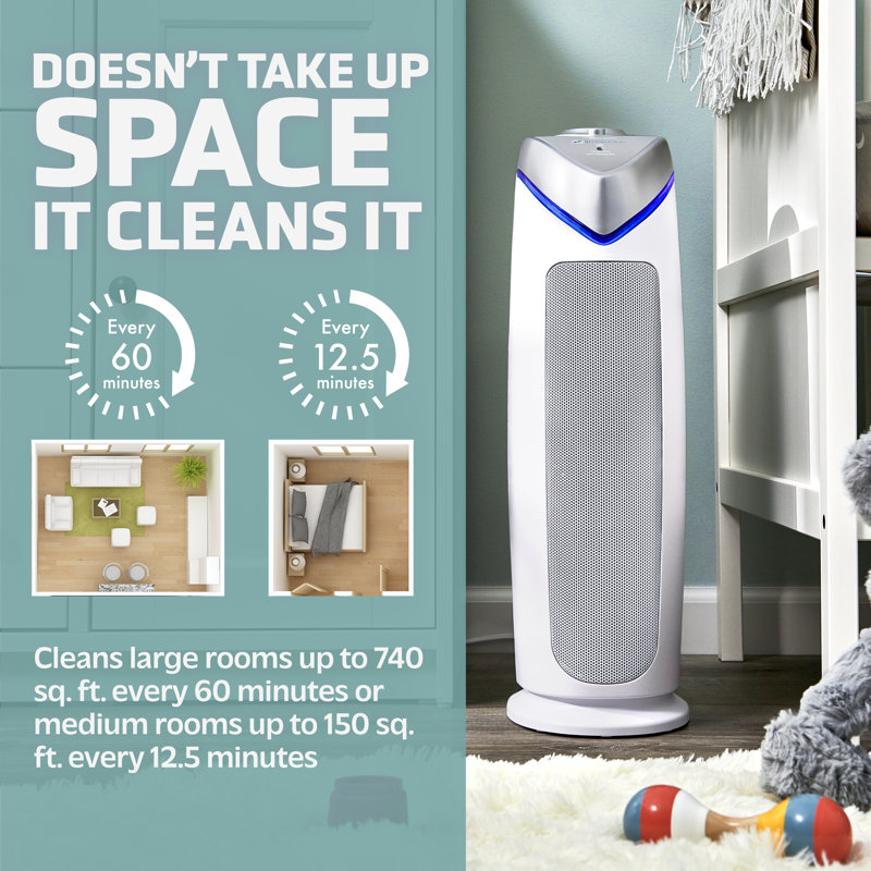 Guardian Technologies Germguardian Air Purifier With Hepa Filter Uvc Sanitizer And Odor Reduction Wayfair